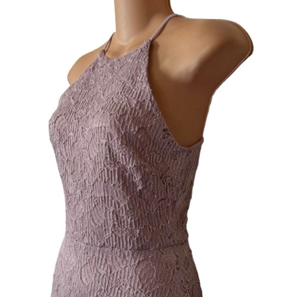 NWT AQUA‎ Lavendar Halter-Nexj Dress Sz XS - Picture 4 of 6